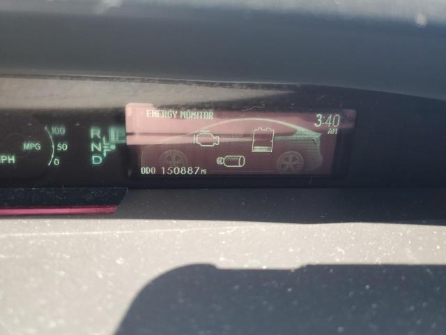 JTDKN3DUXF0461420 - 2015 TOYOTA PRIUS BLACK photo 9