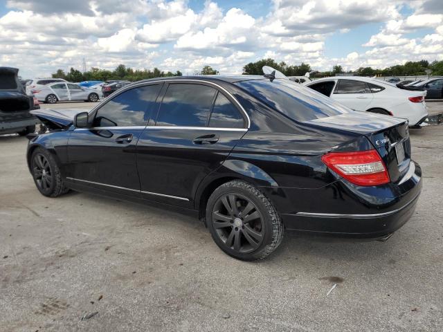WDDGF81X78F083402 - 2008 MERCEDES-BENZ C 300 4MATIC BLACK photo 2