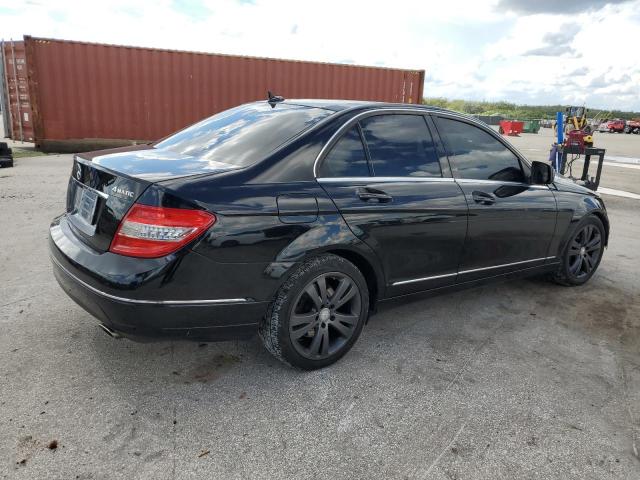 WDDGF81X78F083402 - 2008 MERCEDES-BENZ C 300 4MATIC BLACK photo 3
