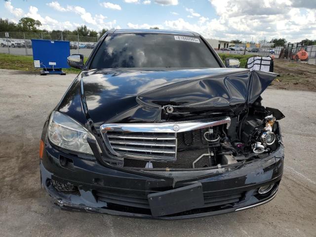 WDDGF81X78F083402 - 2008 MERCEDES-BENZ C 300 4MATIC BLACK photo 5