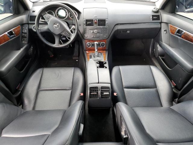 WDDGF81X78F083402 - 2008 MERCEDES-BENZ C 300 4MATIC BLACK photo 8