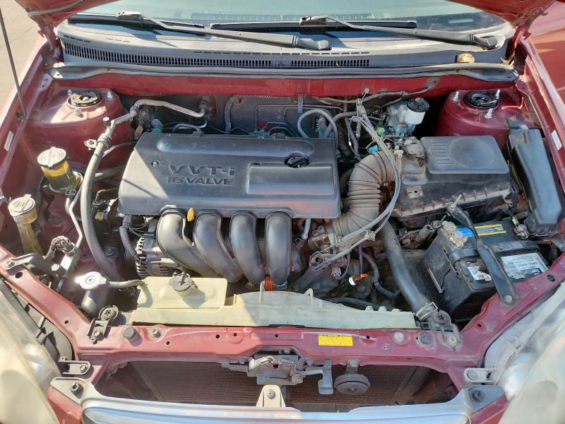 1NXBR32E34Z228044 - 2004 TOYOTA COROLLA CE MAROON photo 11