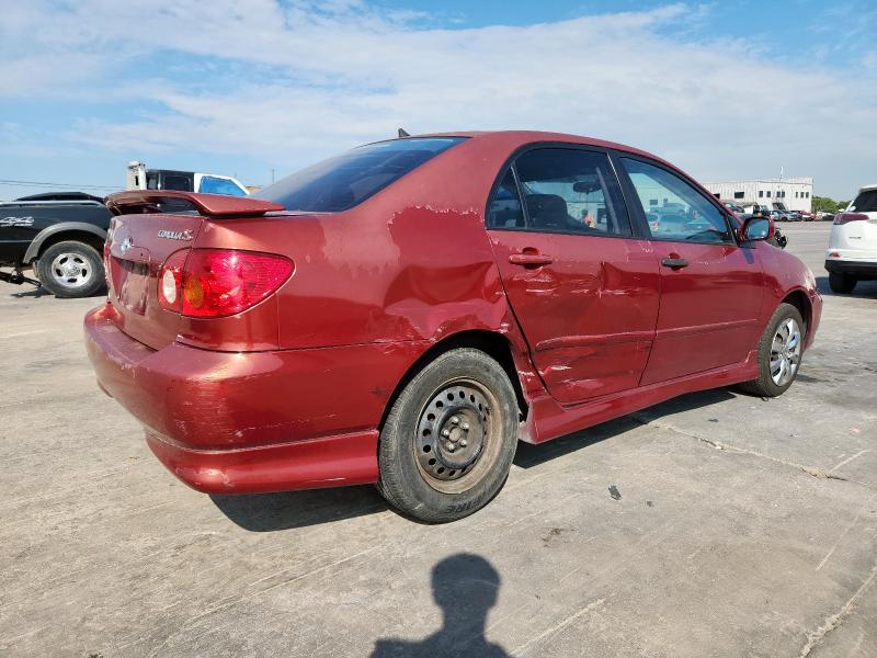 1NXBR32E34Z228044 - 2004 TOYOTA COROLLA CE MAROON photo 3