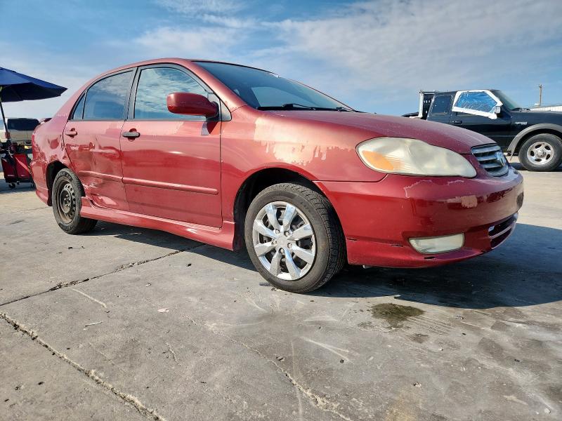 1NXBR32E34Z228044 - 2004 TOYOTA COROLLA CE MAROON photo 4