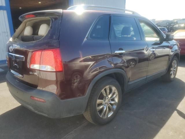 5XYKU4A25BG062706 - 2011 KIA SORENTO EX MAROON photo 3