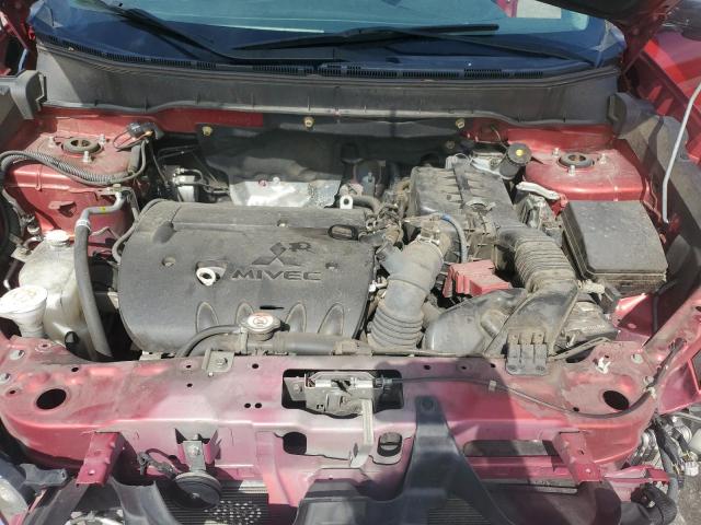 JA4AP3AU7JU014078 - 2018 MITSUBISHI OUTLANDER ES წითელი ფოტო 12