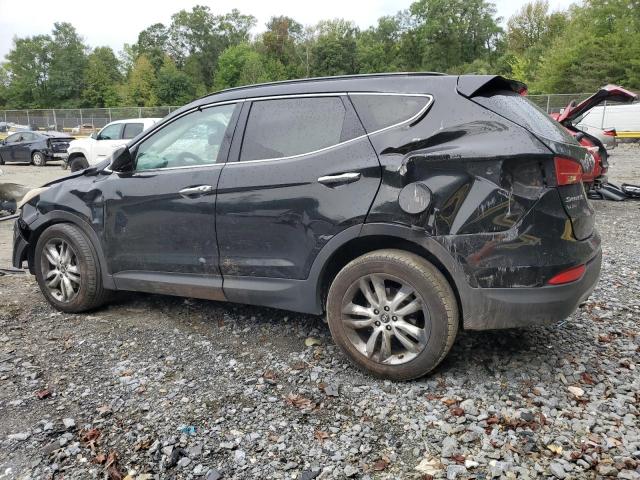 5XYZUDLA0DG087180 - 2013 HYUNDAI SANTA FE S BLACK photo 2