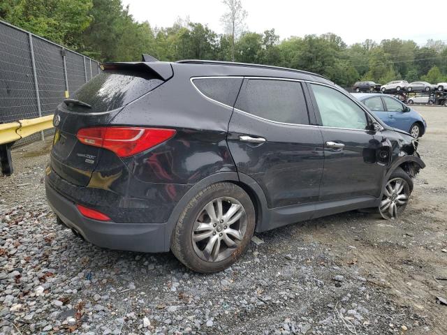 5XYZUDLA0DG087180 - 2013 HYUNDAI SANTA FE S BLACK photo 3