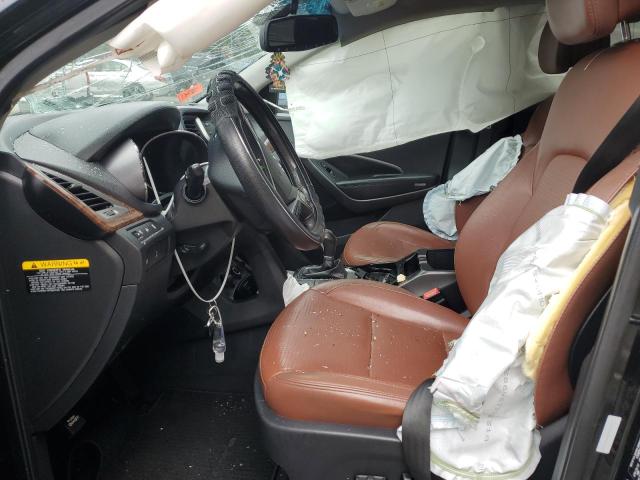 5XYZUDLA0DG087180 - 2013 HYUNDAI SANTA FE S BLACK photo 7