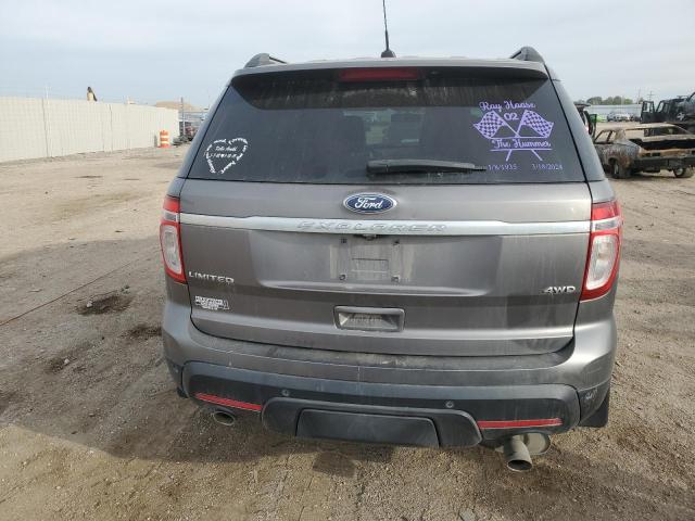 1FMHK8F86CGA08717 - 2012 FORD EXPLORER LIMITED Grau Foto 6