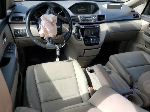 5FNRL5H65FB005807 - 2015 HONDA ODYSSEY EXL MAROON photo 8