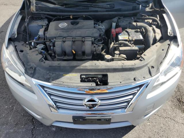3N1AB7AP6DL712771 - 2013 NISSAN SENTRA S SILVER photo 11