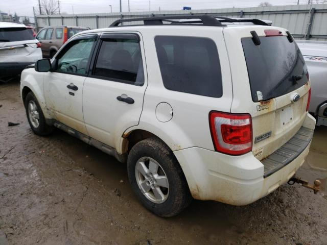 1FMCU03G69KA30594 - 2009 FORD ESCAPE XLT WHITE photo 2