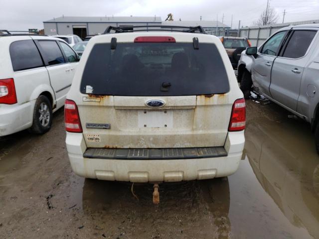 1FMCU03G69KA30594 - 2009 FORD ESCAPE XLT WHITE photo 6