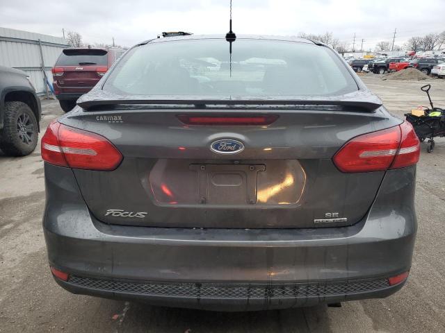 1FADP3F29FL301824 - 2015 FORD FOCUS SE GRAY photo 6