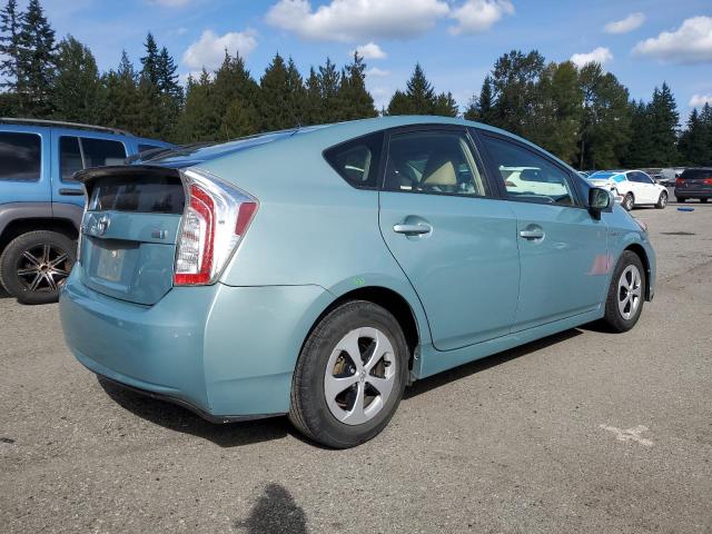 JTDKN3DU5F1995158 - 2015 TOYOTA PRIUS 青绿色 照片 3