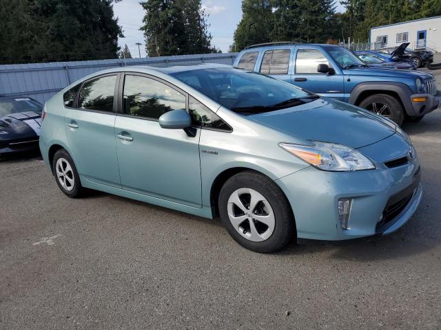 JTDKN3DU5F1995158 - 2015 TOYOTA PRIUS 青绿色 照片 4
