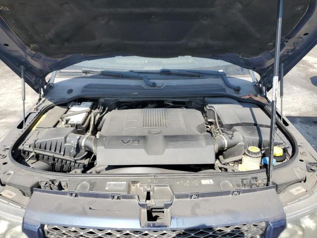 SALSF2D44BA700285 - 2011 LAND ROVER RANGE ROVE HSE BLUE photo 12