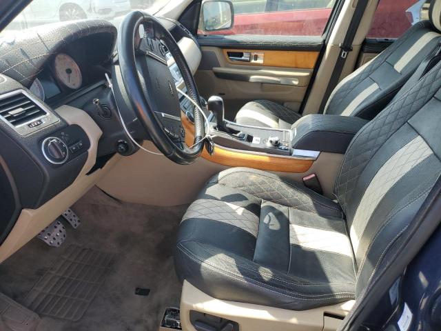 SALSF2D44BA700285 - 2011 LAND ROVER RANGE ROVE HSE BLUE photo 7