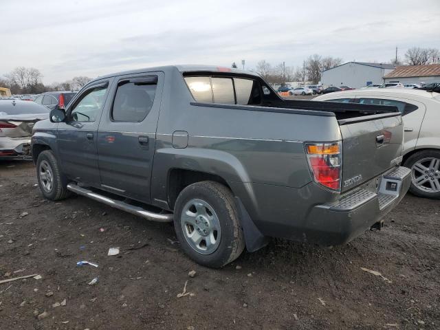 2HJYK16217H538350 - 2007 HONDA RIDGELINE RT GRAY photo 2