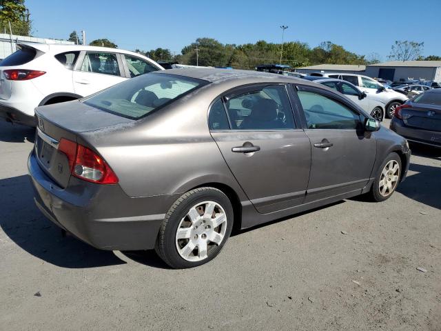 2HGFA1F53AH552459 - 2010 HONDA CIVIC LX BROWN photo 3