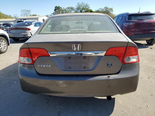 2HGFA1F53AH552459 - 2010 HONDA CIVIC LX BROWN photo 6