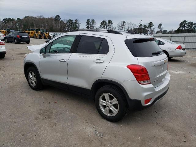 KL7CJPSB1HB242410 - 2017 CHEVROLET TRAX 1LT SILVER photo 2