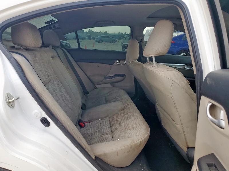 19XFB2F88EE052035 - 2014 HONDA CIVIC EX Սպիտակ լուսանկար 10