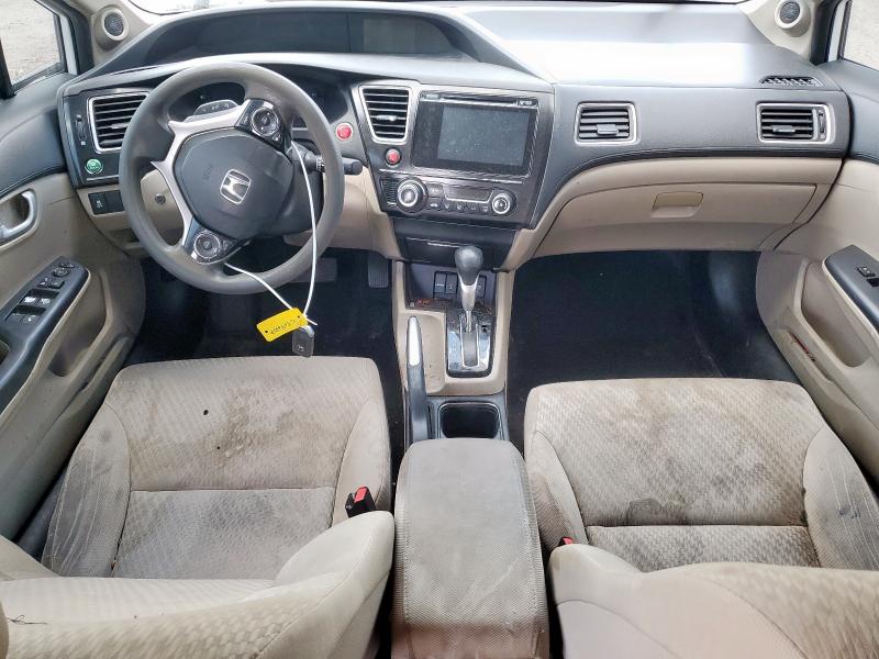 19XFB2F88EE052035 - 2014 HONDA CIVIC EX Սպիտակ լուսանկար 8