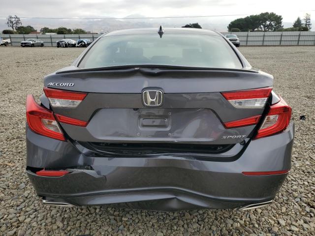 1HGCV1F31JA164067 - 2018 HONDA ACCORD SPORT Grafitowy zdjęcie 6