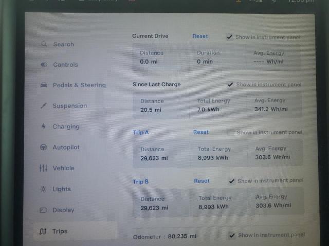 5YJXCDE26KF181939 - 2019 TESLA MODEL X Boz foto 9