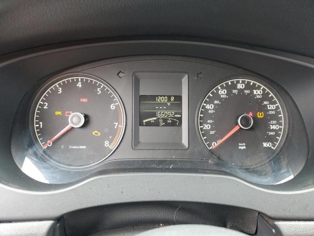 3VW2K7AJ9EM357519 - 2014 VOLKSWAGEN JETTA BASE GRAY photo 9