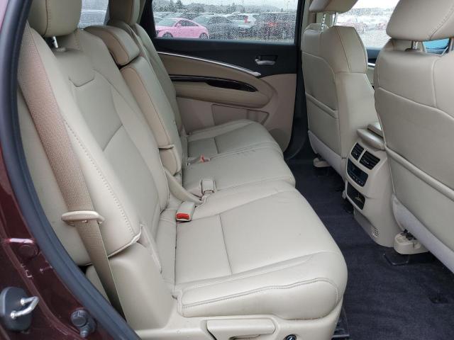 5FRYD3H23GB018081 - 2016 ACURA MDX ბურგუნდია ფოტო 11