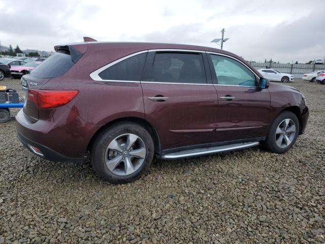 5FRYD3H23GB018081 - 2016 ACURA MDX ბურგუნდია ფოტო 3