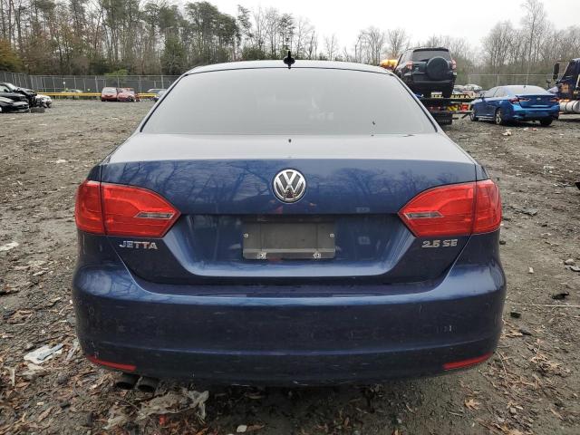 3VWDP7AJ3DM307482 - 2013 VOLKSWAGEN JETTA SE BLUE photo 6