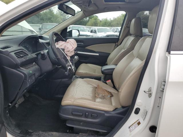 5J6RM4H71GL135365 - 2016 HONDA CR-V EXL WHITE photo 7