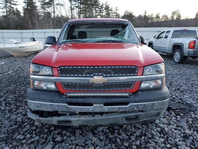 1GCEK14TX5Z124578 - 2005 CHEVROLET SILVERADO K1500 RED photo 5