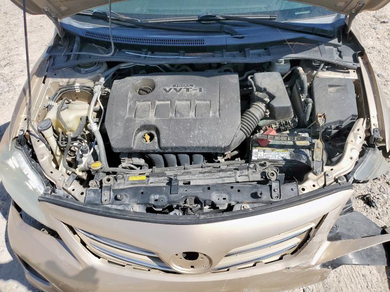 5YFBU4EE5DP162954 - 2013 TOYOTA COROLLA BASE Beige photo 11