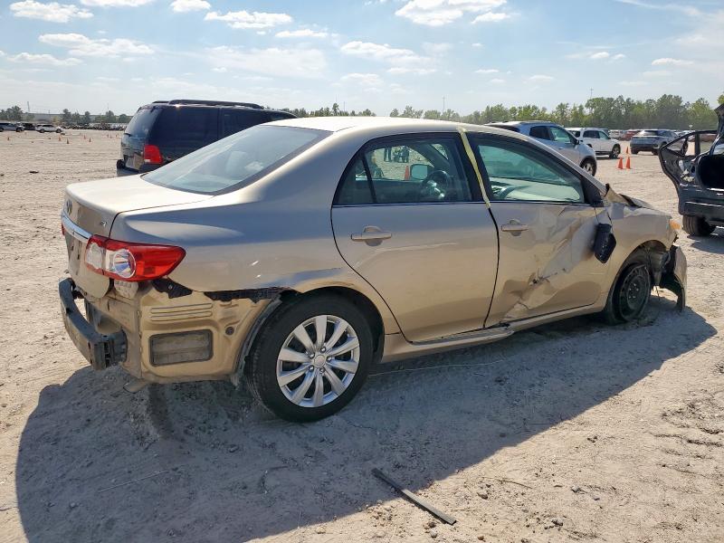 5YFBU4EE5DP162954 - 2013 TOYOTA COROLLA BASE Beige photo 3