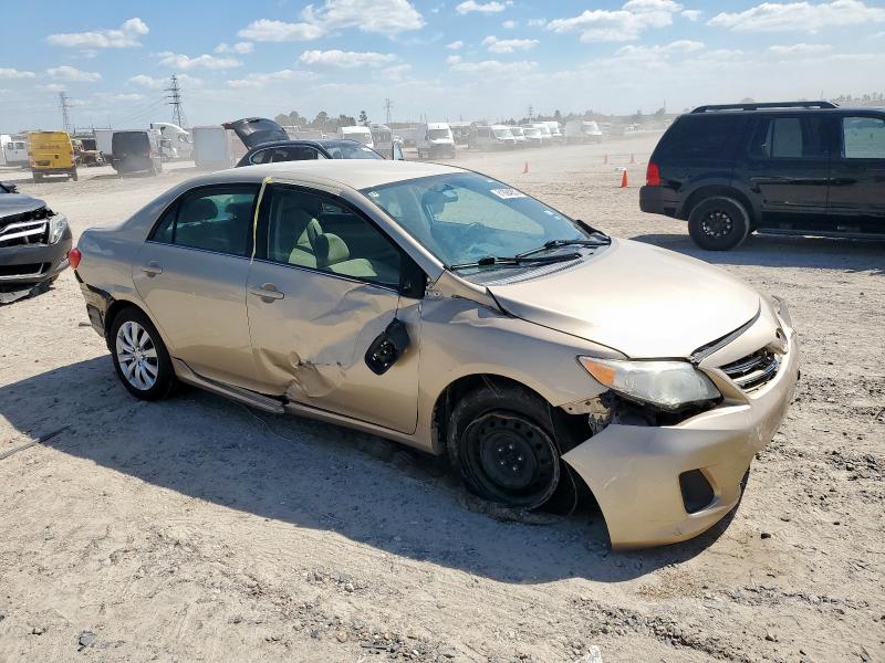 5YFBU4EE5DP162954 - 2013 TOYOTA COROLLA BASE Beige photo 4