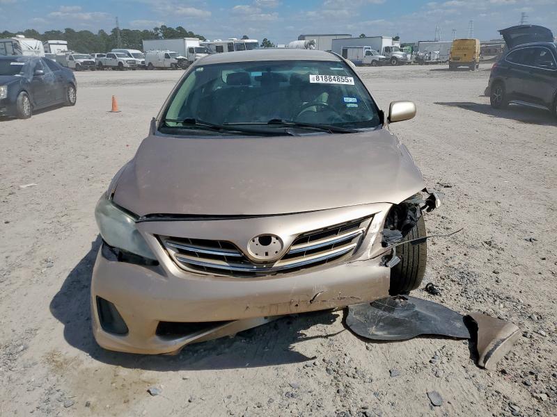 5YFBU4EE5DP162954 - 2013 TOYOTA COROLLA BASE Beige photo 5