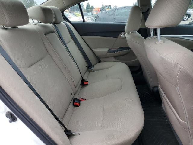 19XFB2F85DE249212 - 2013 HONDA CIVIC EX WHITE photo 10