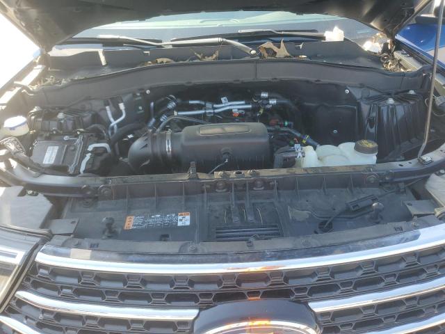 1FMSK8DH4MGC40727 - 2021 FORD EXPLORER XLT BLUE photo 11