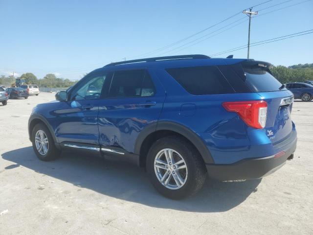 1FMSK8DH4MGC40727 - 2021 FORD EXPLORER XLT BLUE photo 2