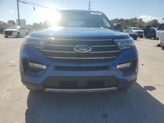 1FMSK8DH4MGC40727 - 2021 FORD EXPLORER XLT BLUE photo 5