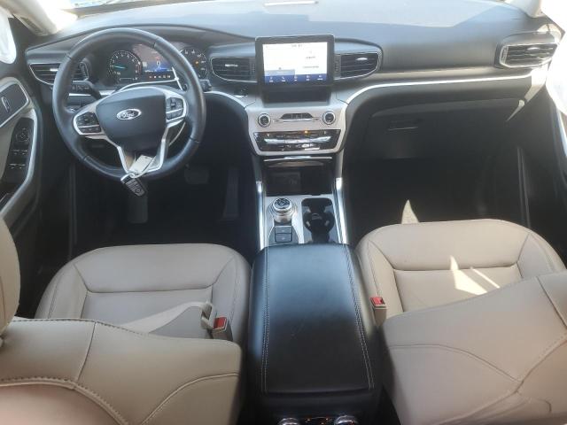 1FMSK8DH4MGC40727 - 2021 FORD EXPLORER XLT BLUE photo 8