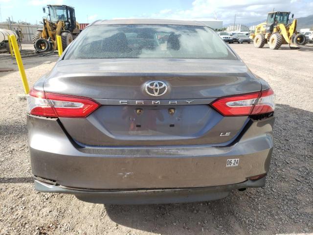 4T1B11HK8JU043475 - 2018 TOYOTA CAMRY L GRAY photo 6