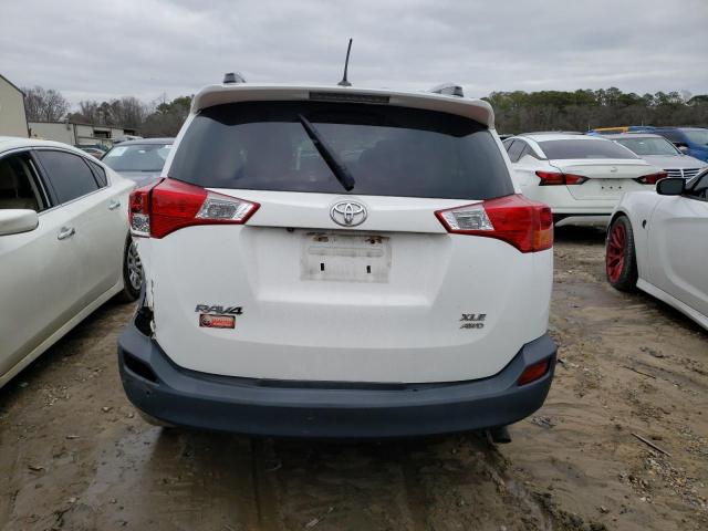 2T3RFREV6FW243959 - 2015 TOYOTA RAV4 XLE WHITE photo 6