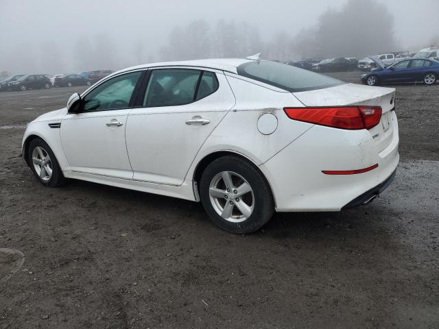 KNAGM4A72F5612361 - 2015 KIA OPTIMA LX WHITE photo 2