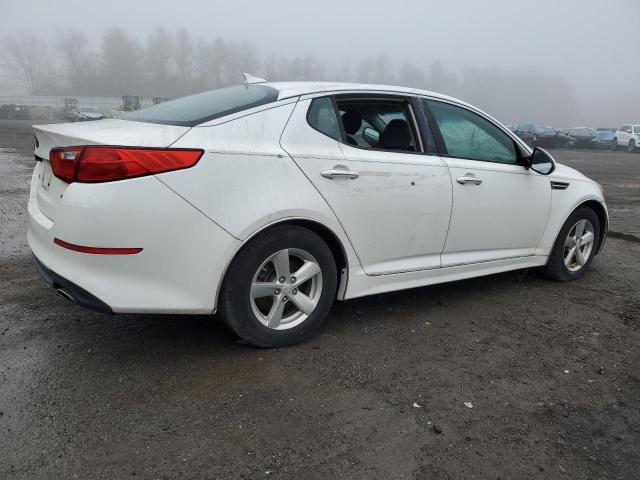 KNAGM4A72F5612361 - 2015 KIA OPTIMA LX WHITE photo 3